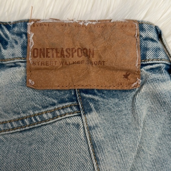 One TEASPOON Kansas Streetwalker Denim Shorts Size 24 - Picture 5 of 9